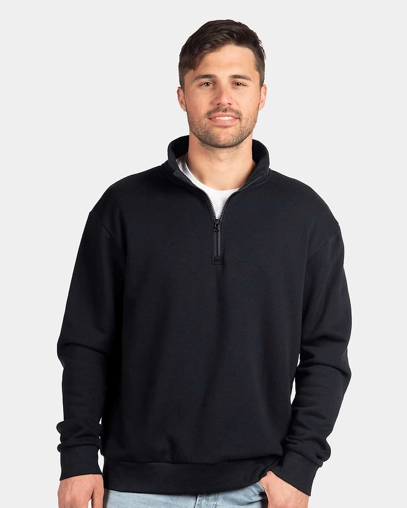 Unisex Fleece Quarter-Zip Pullover | T-Shirt Time