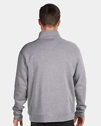 Pull polaire unisexe à fermeture éclair quart de tour