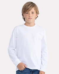 T-shirt à Manches Longues en Coton pour Jeunes