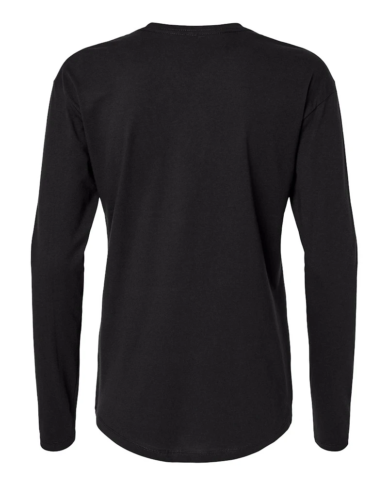 Women's Cotton Relaxed Long Sleeve T-Shirt | Time