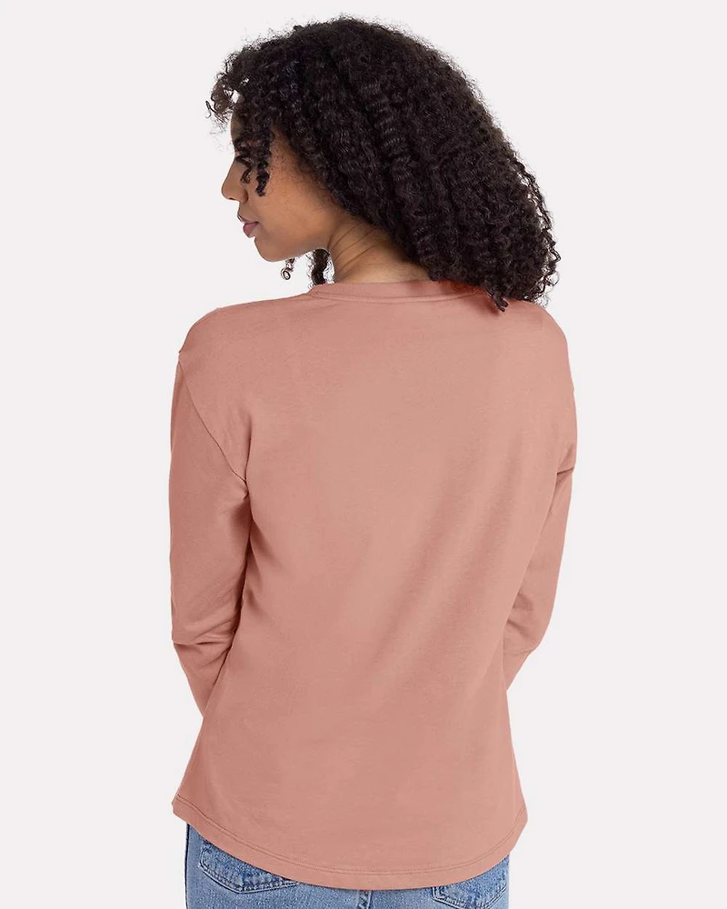Women’s Cotton Relaxed Long Sleeve T-Shirt