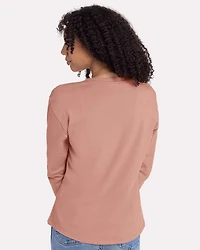 Women’s Cotton Relaxed Long Sleeve T-Shirt
