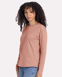 Women’s Cotton Relaxed Long Sleeve T-Shirt