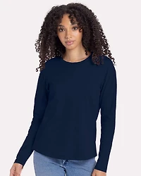 Women’s Cotton Relaxed Long Sleeve T-Shirt