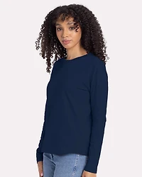 Women’s Cotton Relaxed Long Sleeve T-Shirt