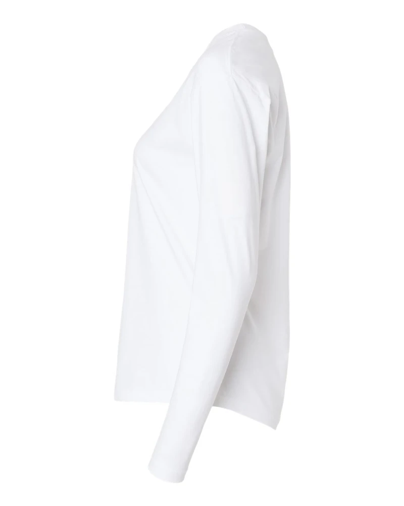 T-shirt Long à Manches Longues Coupe Relax pour Femme