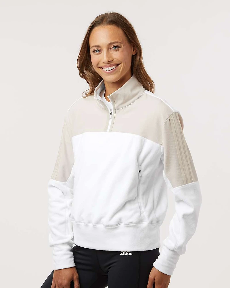Women's Fleece Quarter-Zip Pullover | T-Shirt Time