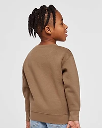 Sweat-shirt à Col Rond en Molleton pour Tout-petit