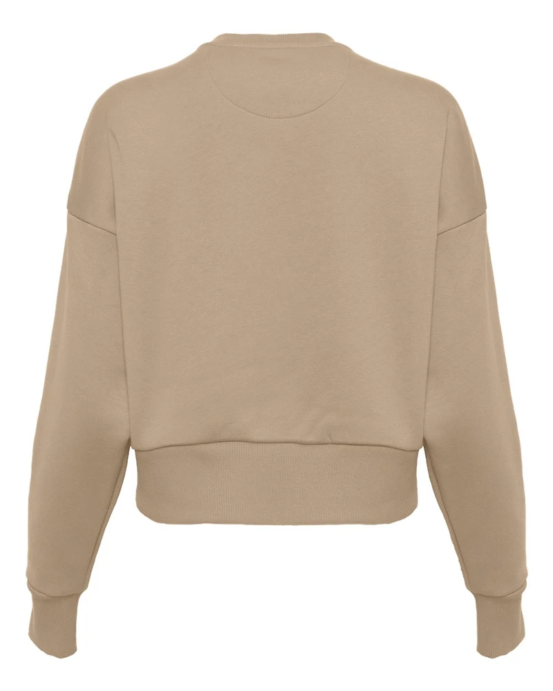 Sweat-shirt Lourd à Col Rond pour Femmes