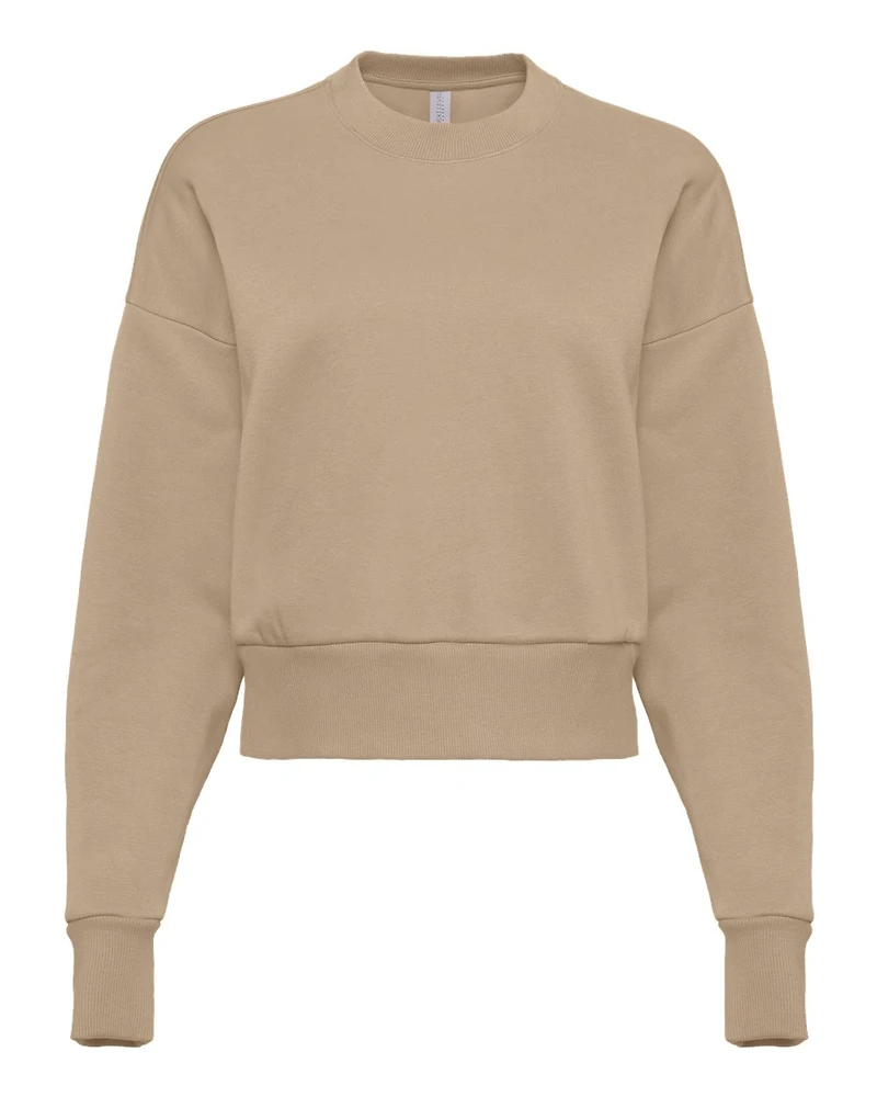 Sweat-shirt Lourd à Col Rond pour Femmes
