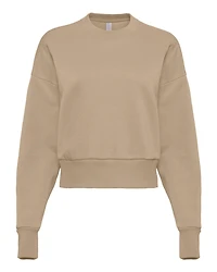 Sweat-shirt Lourd à Col Rond pour Femmes