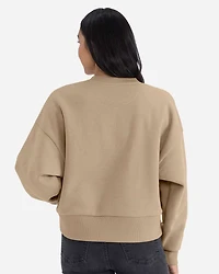 Sweat-shirt Lourd à Col Rond pour Femmes