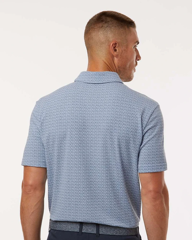 Men's Blended Printed Polo | T-Shirt Time