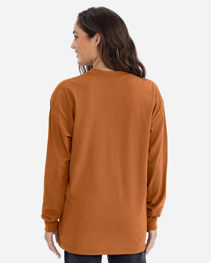 Unisex Heavyweight Long Sleeve T-Shirt | Time