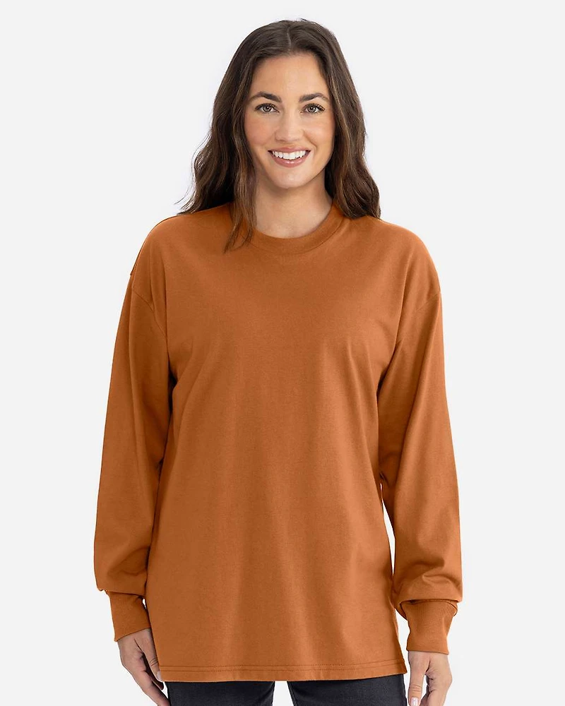 Unisex Heavyweight Long Sleeve T-Shirt | Time