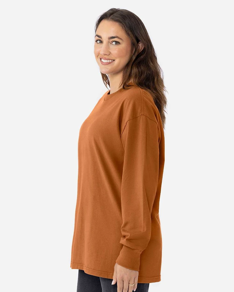 Unisex Heavyweight Long Sleeve T-Shirt | Time