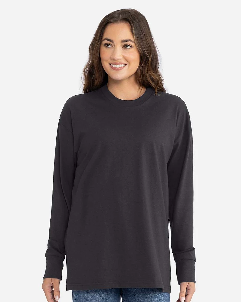 Unisex Heavyweight Long Sleeve T-Shirt | Time