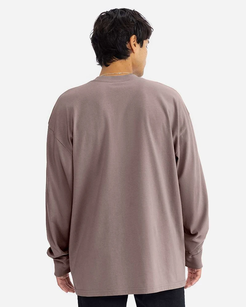 Unisex Heavyweight Long Sleeve T-Shirt | Time