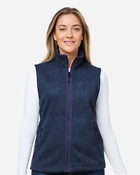 Women's Drop Line Fleece Vest | T-Shirt Time
