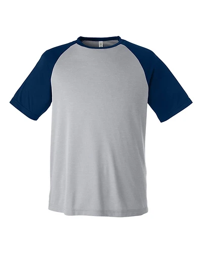 T-Shirt raglan unisexe Zone Colorblock | Time