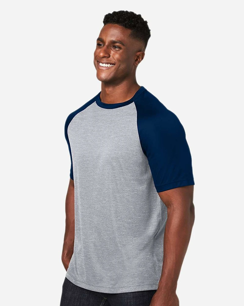 T-shirt raglan unisexe Zone Colorblock