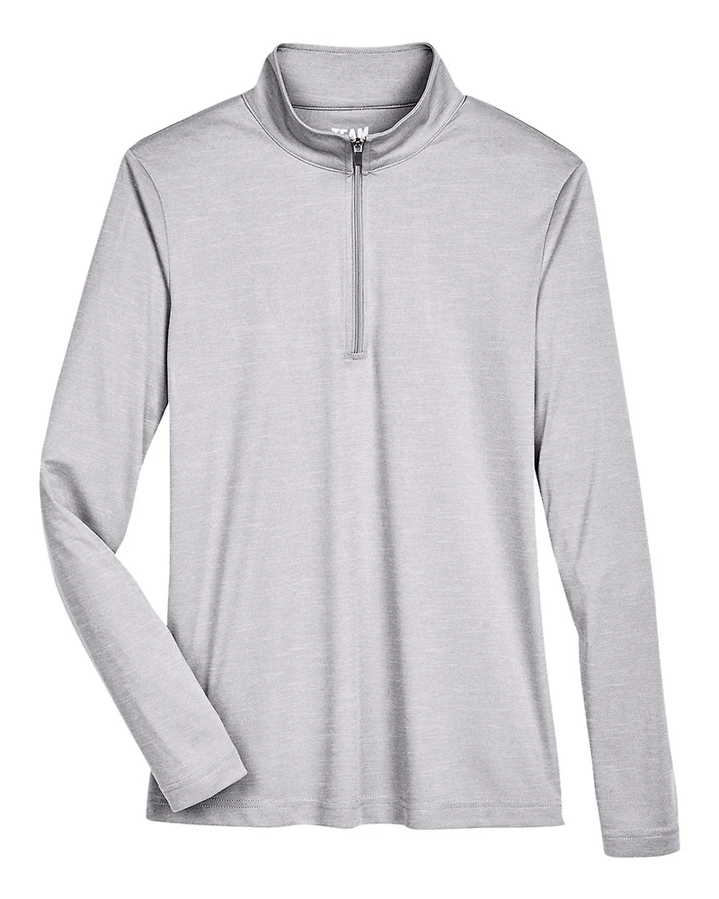 Women's Zone Sonic Heather Performance Quarter-Zip Pullover | T-Shirt Time