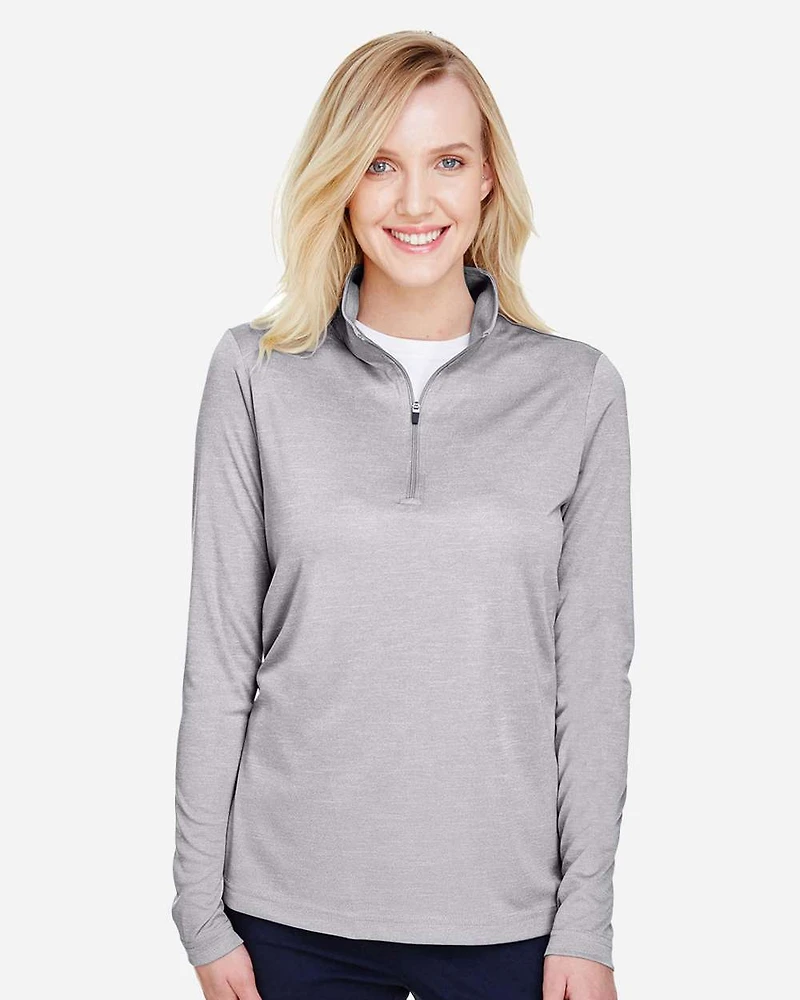 Women's Zone Sonic Heather Performance Quarter-Zip Pullover | T-Shirt Time