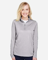 Women's Zone Sonic Heather Performance Quarter-Zip Pullover | T-Shirt Time