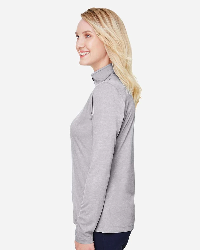 Women's Zone Sonic Heather Performance Quarter-Zip Pullover | T-Shirt Time