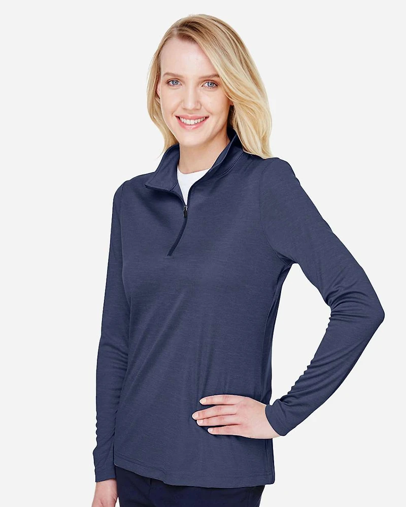 Women’s Zone Sonic Heather Performance Quarter-Zip Pullover