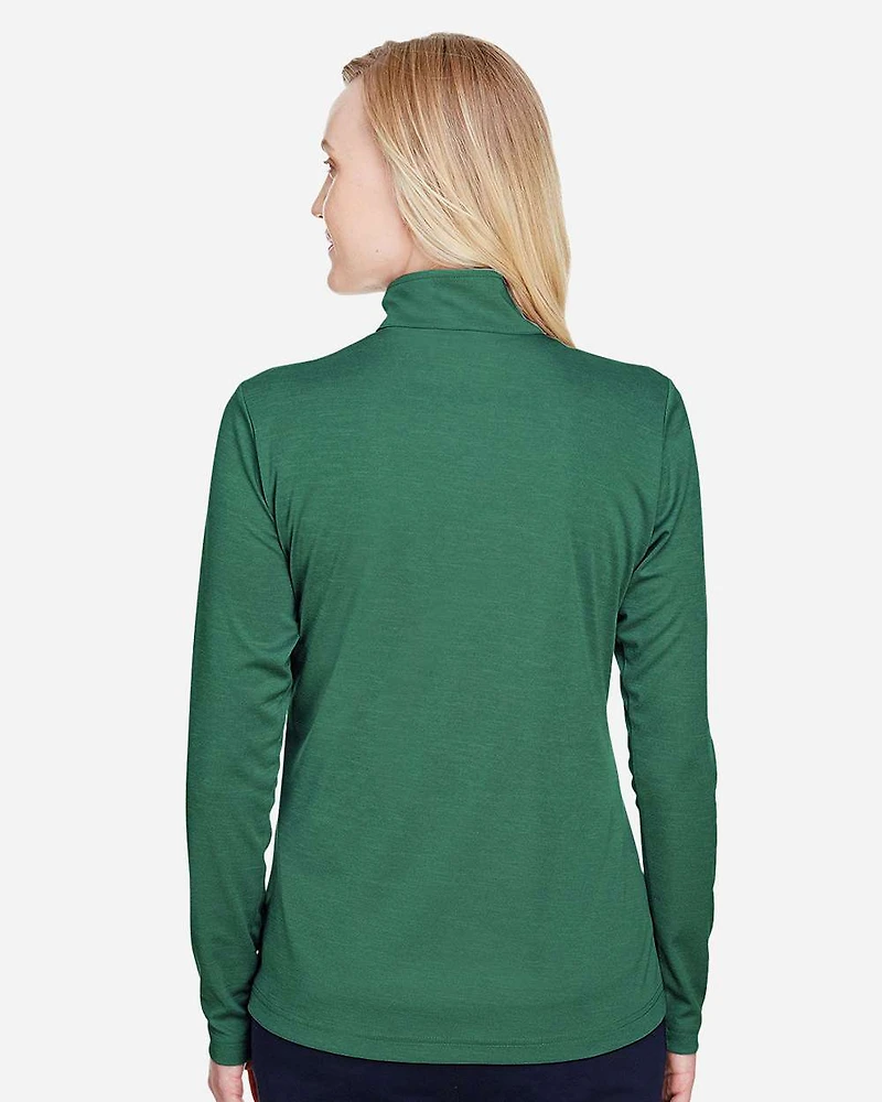 Women's Zone Sonic Heather Performance Quarter-Zip Pullover | T-Shirt Time