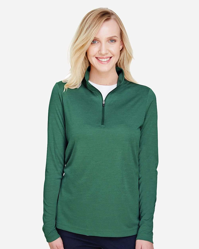 Women's Zone Sonic Heather Performance Quarter-Zip Pullover | T-Shirt Time