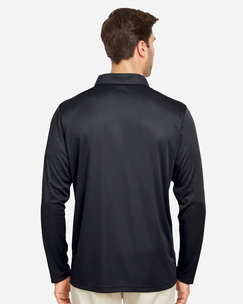 Men's Zone Performance Long Sleeve Polo | T-Shirt Time