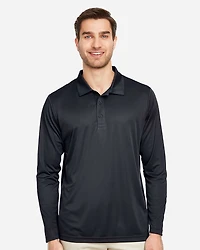 Men's Zone Performance Long Sleeve Polo | T-Shirt Time