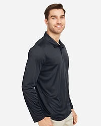 Men's Zone Performance Long Sleeve Polo | T-Shirt Time