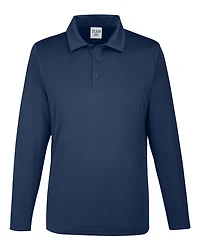 Men's Zone Performance Long Sleeve Polo | T-Shirt Time