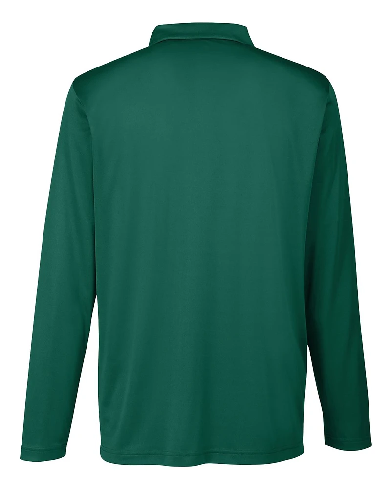 Men's Zone Performance Long Sleeve Polo | T-Shirt Time
