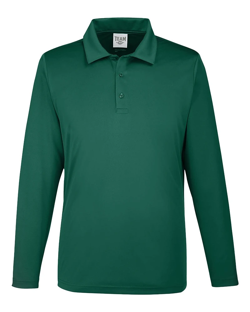Men's Zone Performance Long Sleeve Polo | T-Shirt Time