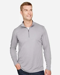 Men's Zone Sonic Heather Performance Quarter-Zip Pullover | T-Shirt Time
