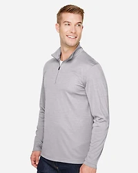 Men's Zone Sonic Heather Performance Quarter-Zip Pullover | T-Shirt Time