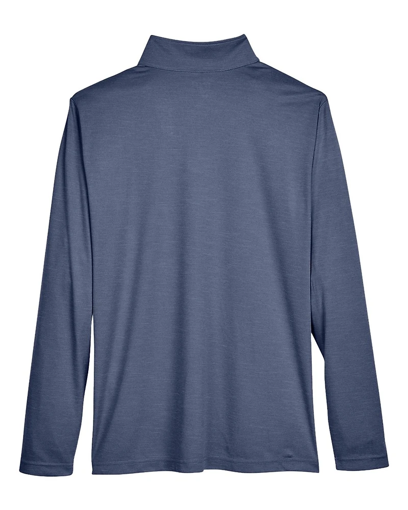 Men's Zone Sonic Heather Performance Quarter-Zip Pullover | T-Shirt Time