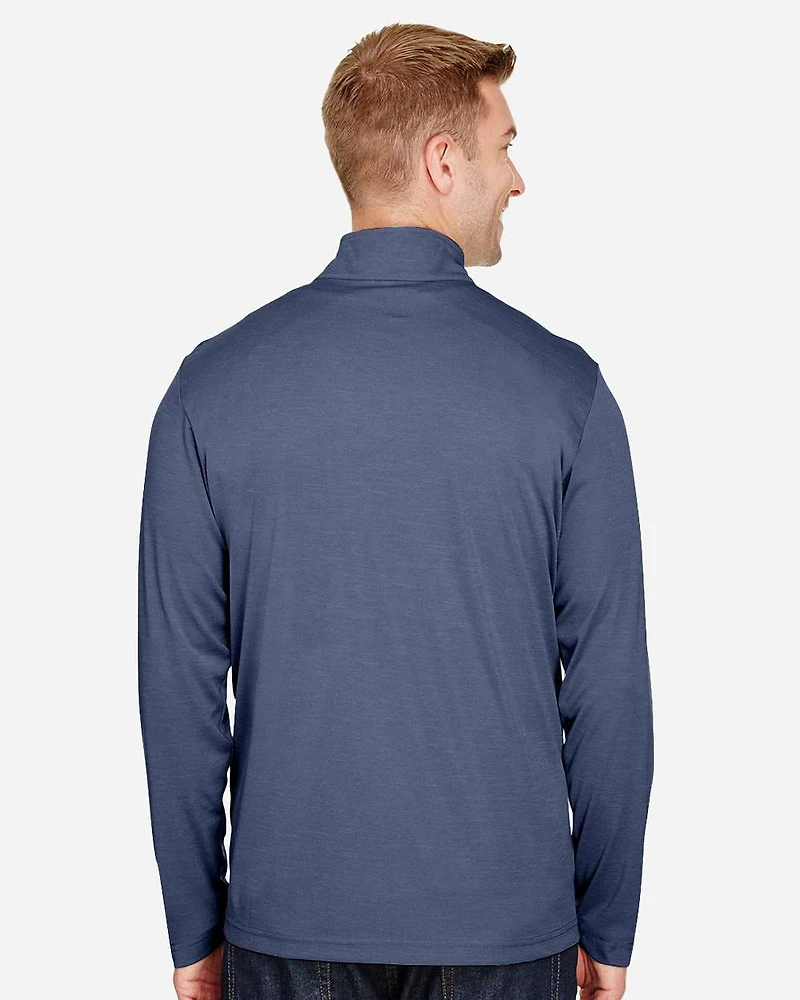 Men's Zone Sonic Heather Performance Quarter-Zip Pullover | T-Shirt Time