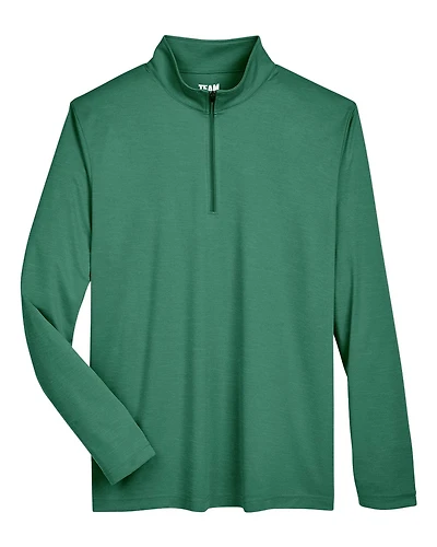 Men's Zone Sonic Heather Performance Quarter-Zip Pullover | T-Shirt Time