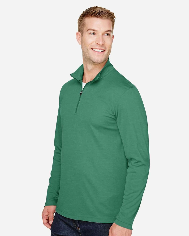 Men's Zone Sonic Heather Performance Quarter-Zip Pullover | T-Shirt Time