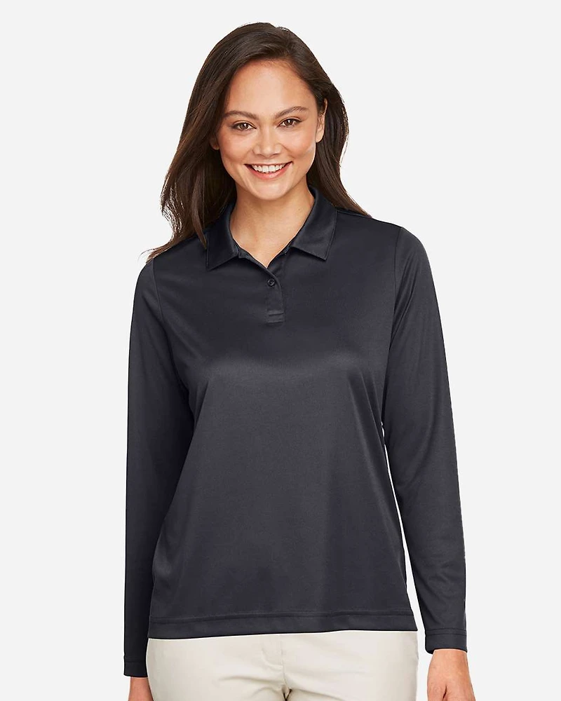 Women's Zone Performance Long Sleeve Polo | T-Shirt Time