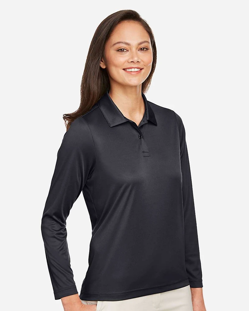 Women's Zone Performance Long Sleeve Polo | T-Shirt Time