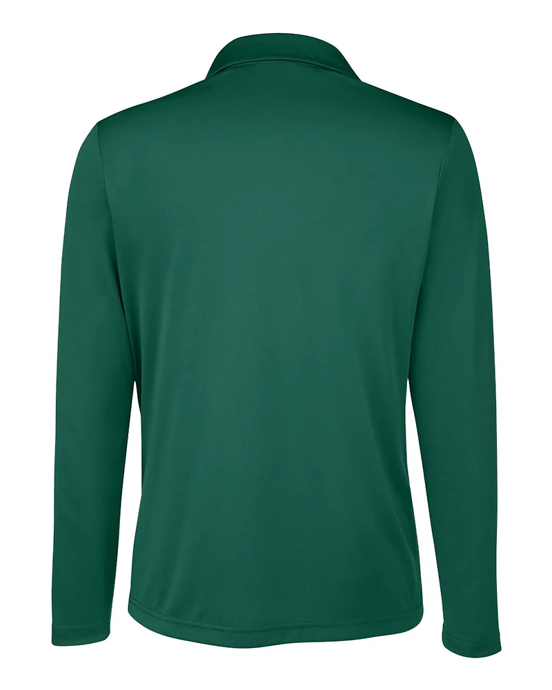 Women's Zone Performance Long Sleeve Polo | T-Shirt Time