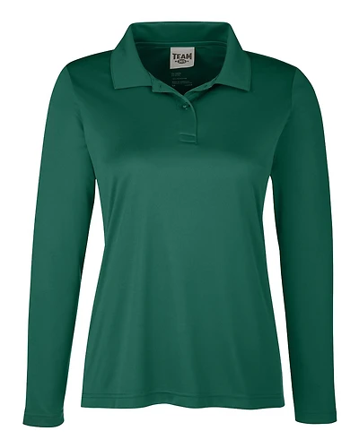 Women's Zone Performance Long Sleeve Polo | T-Shirt Time