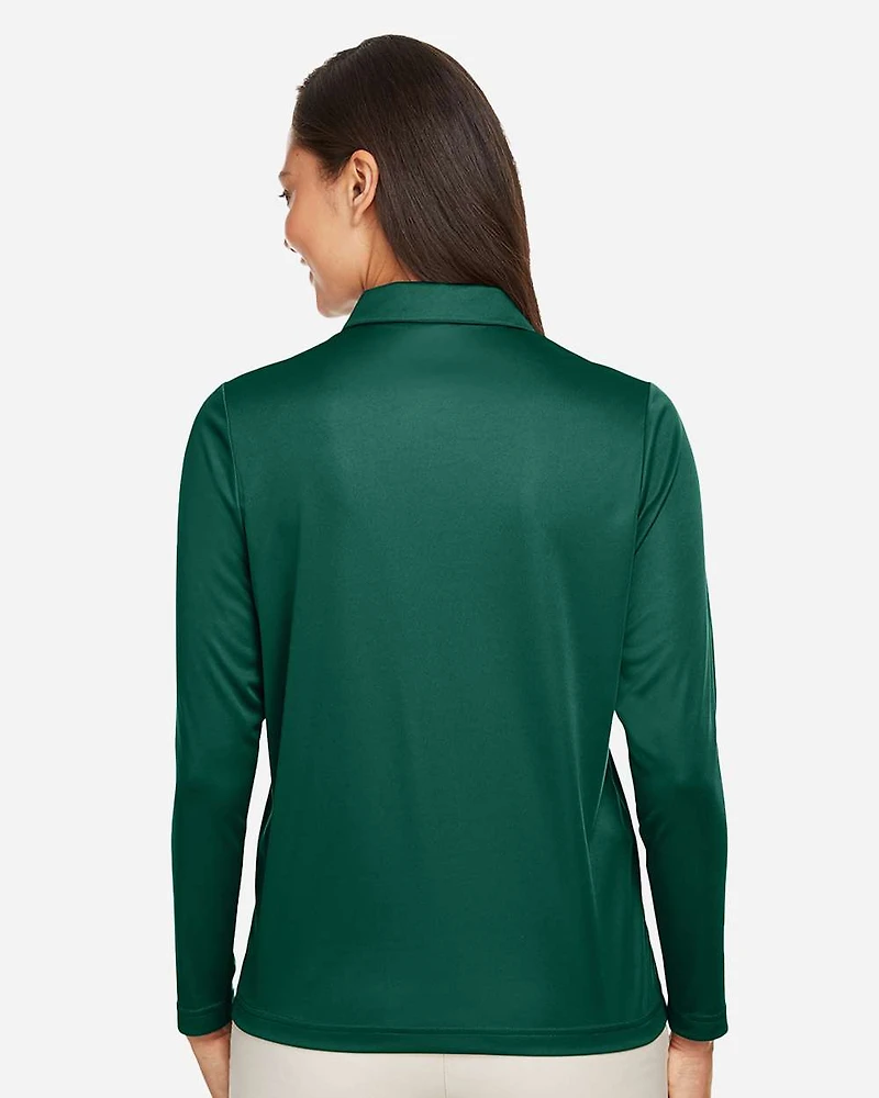 Women's Zone Performance Long Sleeve Polo | T-Shirt Time