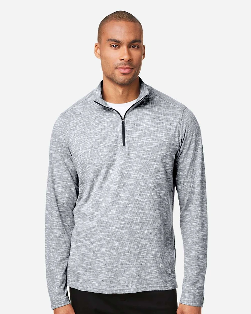 Men's Eclipse Jacquard Quarter-Zip Pullover | T-Shirt Time